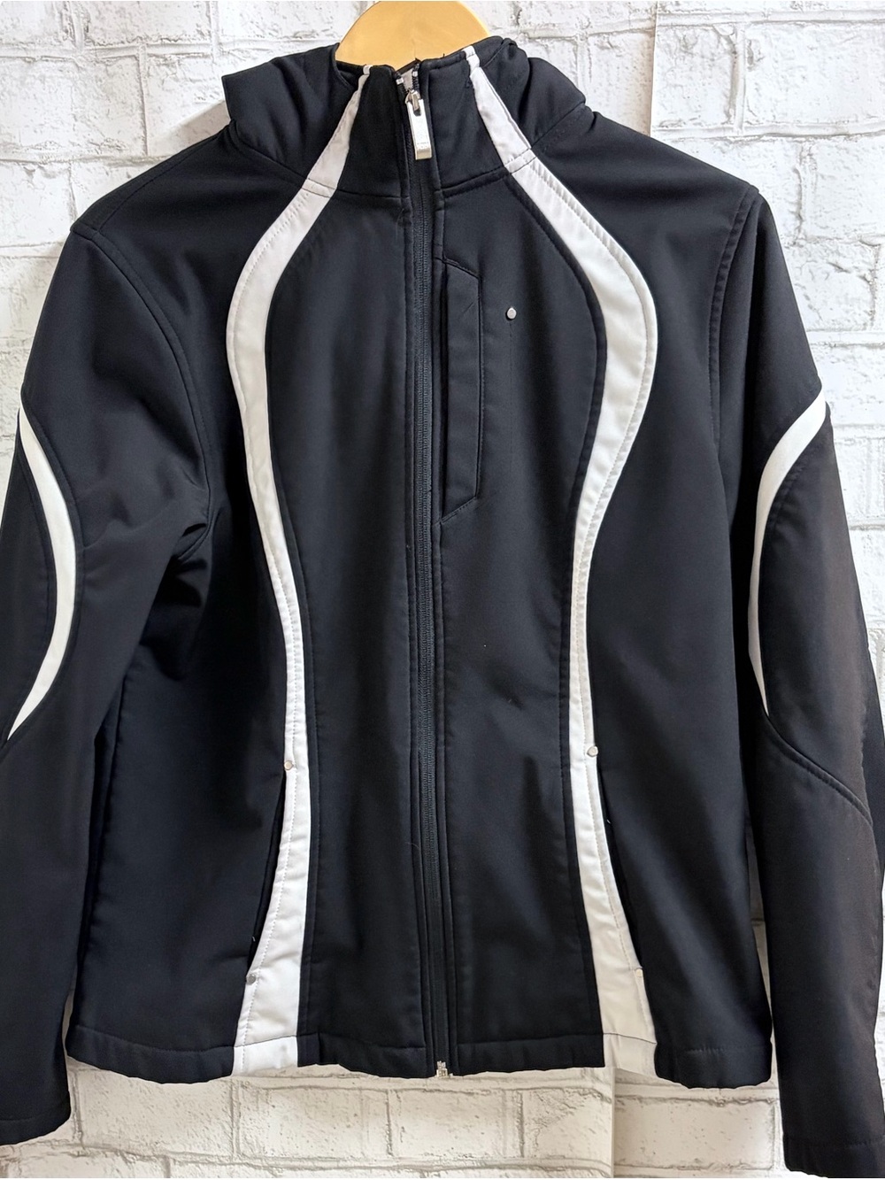 Hawke & Co Black Utility Jacket with White Accents Size Medium